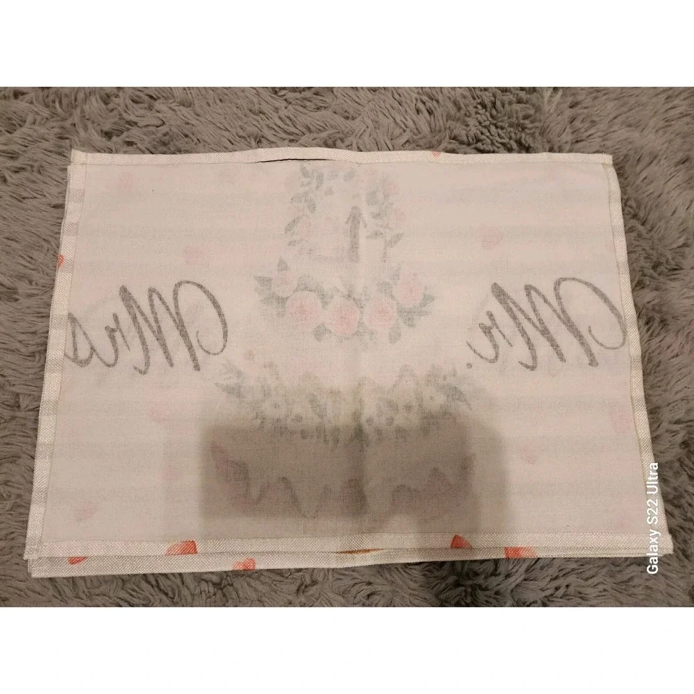 Mr. & Mrs. Wedding Anniversary Placemats 12